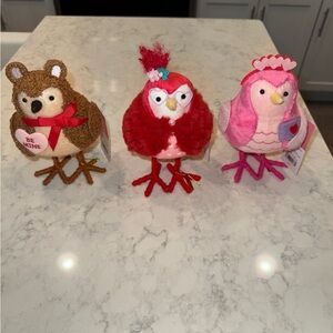 New Valentine’s Day Birds, Buttons Bear, Toots, and Floff Lady Bird